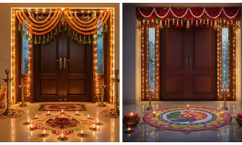 diwali main door decoration tips