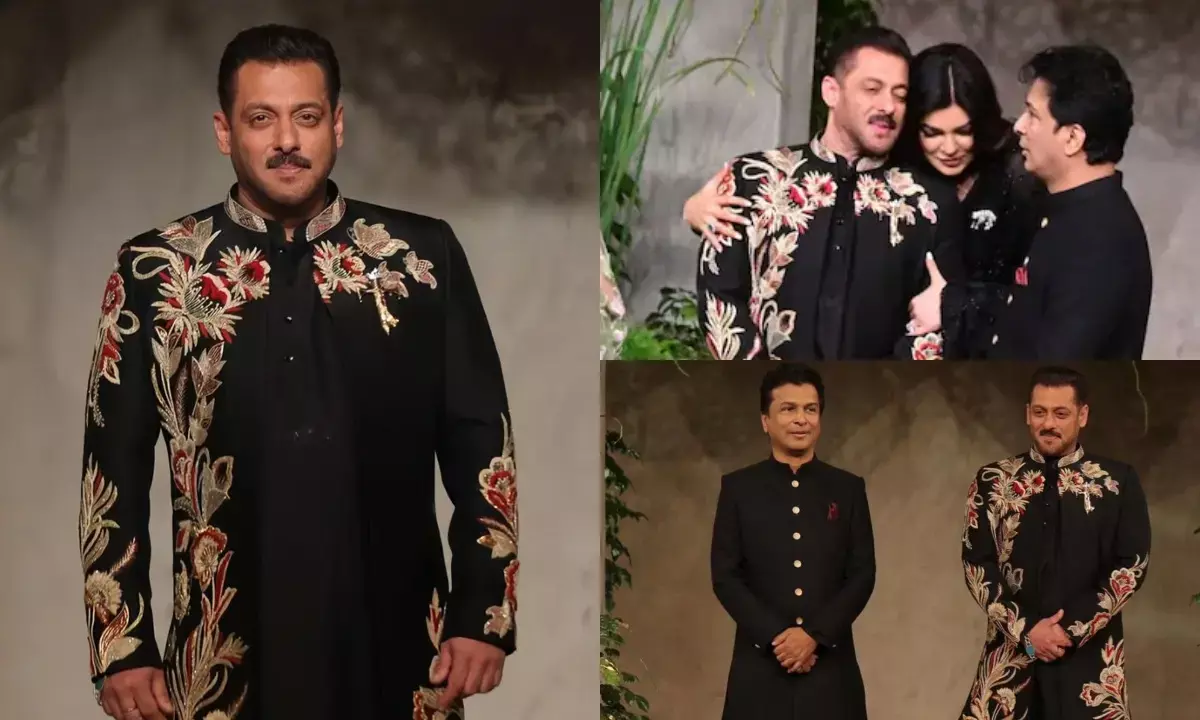 सलमान खान ने फैशन डिजाइनर विक्रम फडनी के लिए रैंप वॉक किया। सलमान खान ने फैशन डिजाइनर विक्रम फडनी के लिए रैंप वॉक किया।