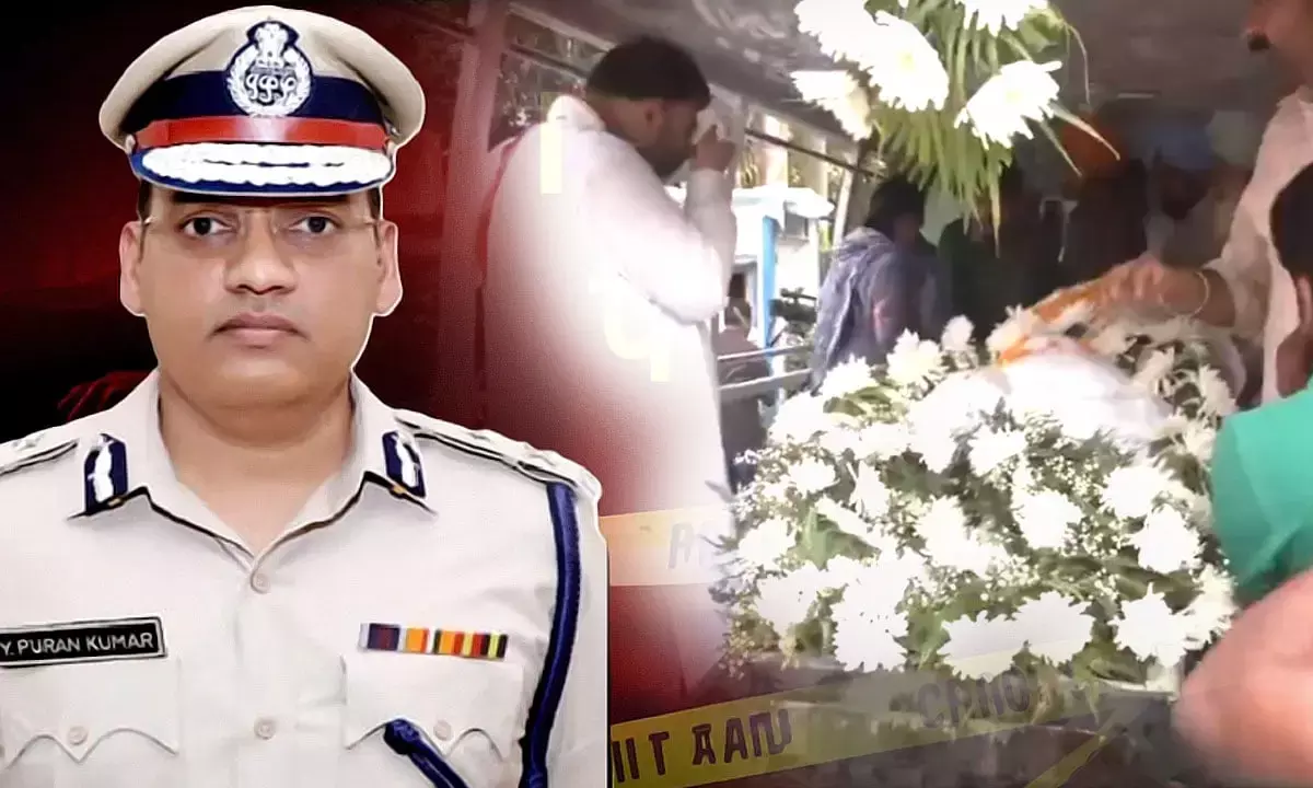 Y Puran Kumar funeral