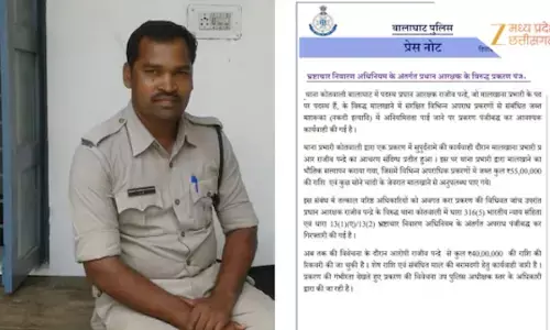 बालाघाट कोतवाली थाने से 55 लाख कैश और 10 लाख के गहने चोरी, मालखाना इंचार्ज ने ही कर दिया बड़ा कांड