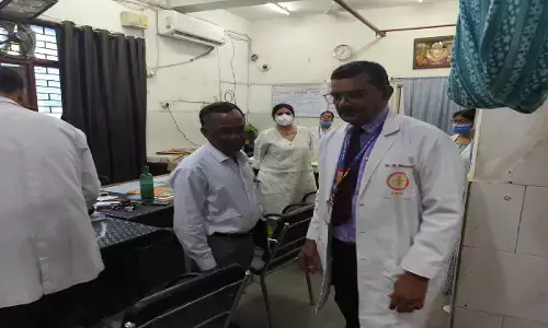 सिम्स पहुंचे डायरेक्टर हेल्थ एजुकेशन : अस्पताल का निरीक्षण कर लिया व्यवस्थाओं का जायजा, दिए आवश्यक दिशा- निर्देश