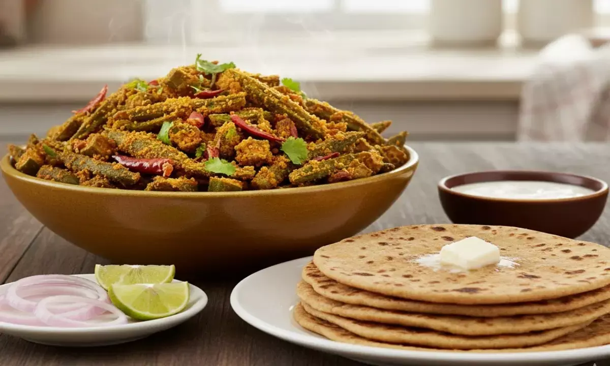 how to make besan bhindi recipe