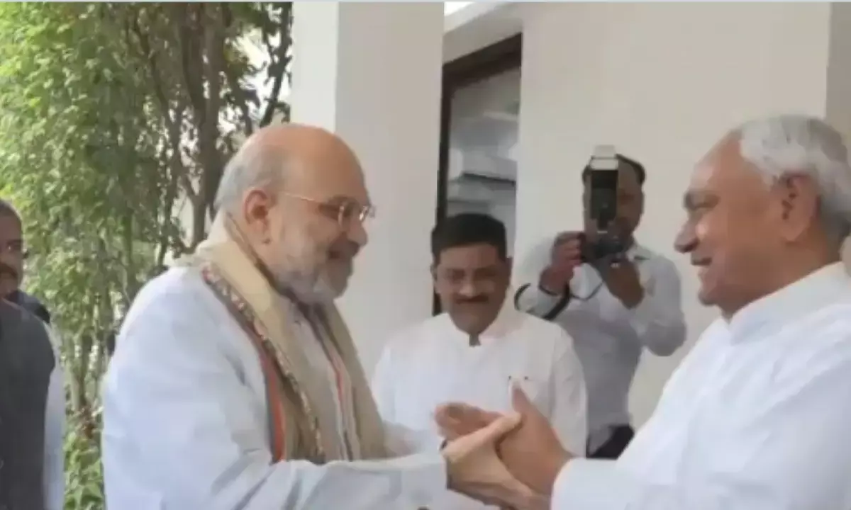 Bihar elections 2025 amit shah patna nitish kumar