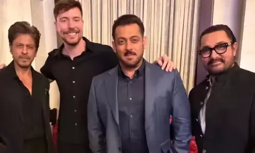 MrBeast के साथ एक फ्रेम में नजर आए शाहरुख, सलमान और आमिर खान, इंटरनेट पर वायरल हुई तस्वीर