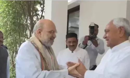 Bihar elections 2025 amit shah patna nitish kumar