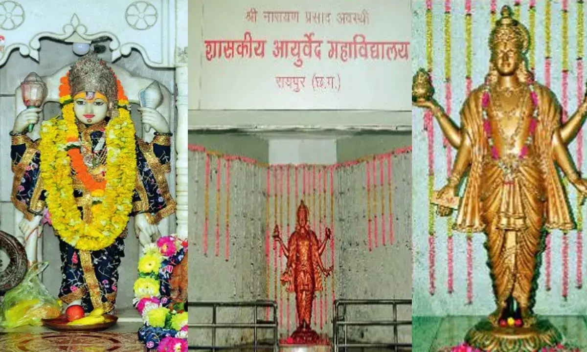 धनतेरस पर विशेष : छत्तीसगढ़ में दो जगह स्थापित है भगवान  धनवंतरी की मूर्ति