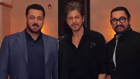 रियाध में आयोजित एक इवेंट में शाहरुख खान, सलमान खान और आमिर खान एक साथ मंच पर नजर आए।