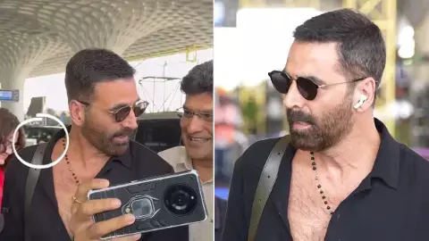 फैन ने अक्षय कुमार के कंधे पर रखा हाथ, एक्टर हुए नाराज, वीडियो वायरल फैन ने अक्षय कुमार के कंधे पर रखा हाथ, एक्टर हुए नाराज, वीडियो वायरल