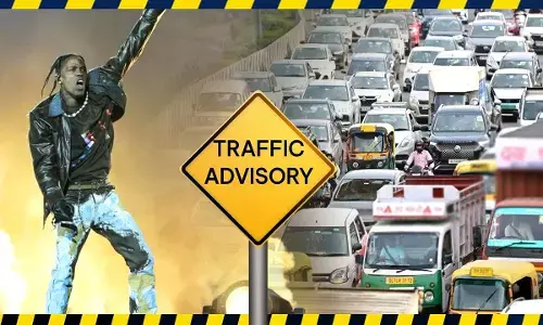 American rapper Travis Scot concert in Delhi