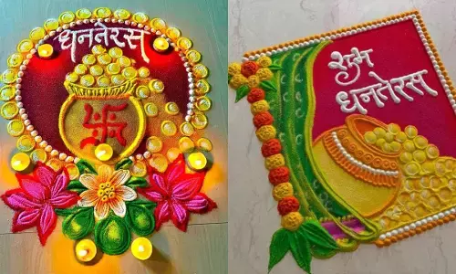 Dhanteras Rangoli Design