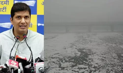 Saurabh Bhardwaj targeted delhi government for Yamuna Pollution