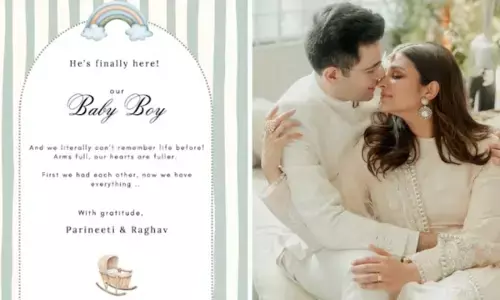 Raghav Chadha-Parineeti Chopra baby boy