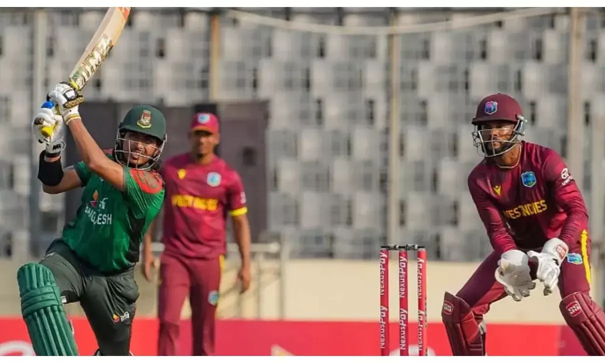 west indies vs bangladesh 2nd odi all 50 over by spinners