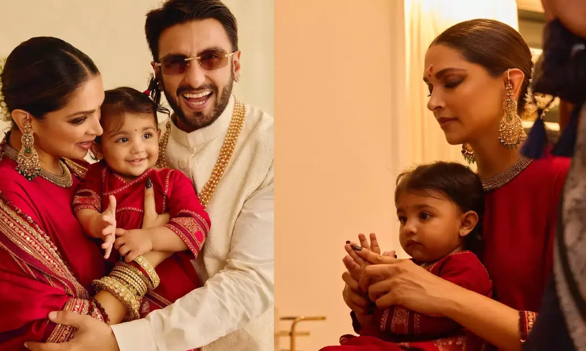 Ranveer Singh Dipika Padukones daughter Dua Padukone Singh first time photo