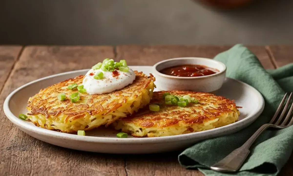 how to make paneer potato rosti