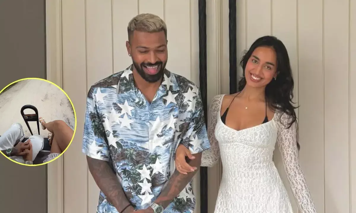 हार्दिक पांड्या ने गर्लफ्रेंड माहिका शर्मा के साथ तस्वीरें शेयर कीं।