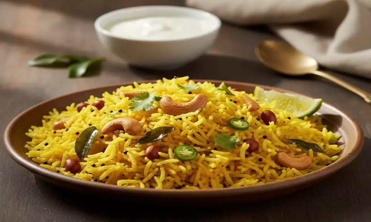 how to make lemon rice at home