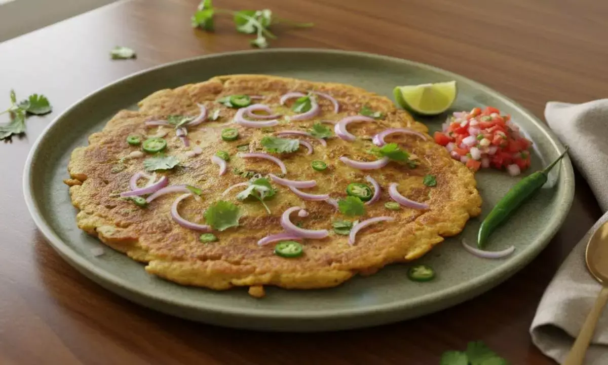 how to make besan pyaz cheela at home