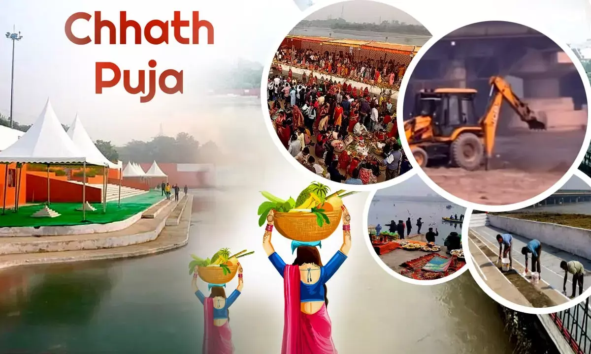 Chhath Puja Ghat New Delhi