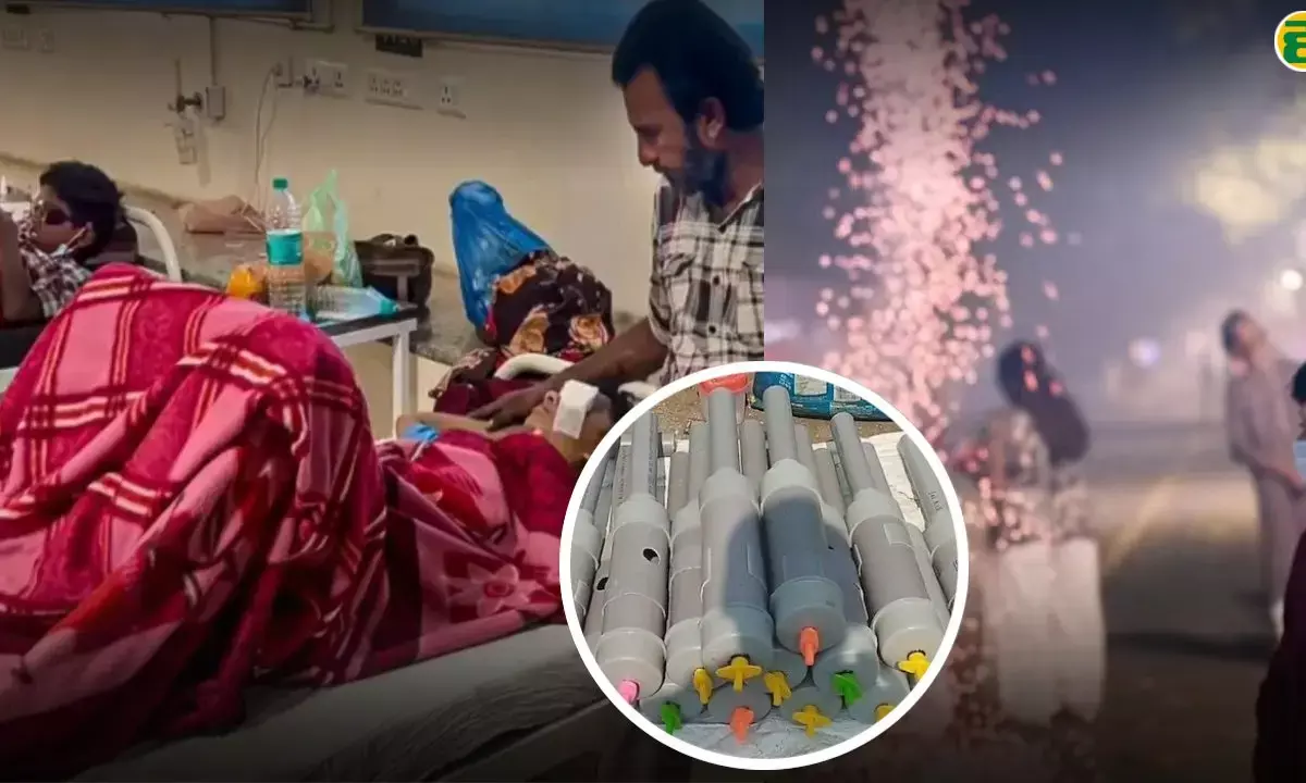 Diwali accident in Bhopal: Carbide gun injures 60, 14 children lose their eyesight.