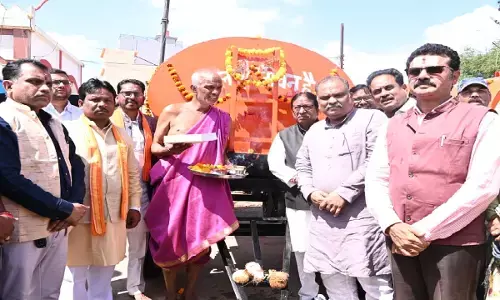 जगदलपुर को मिला जलसेवा का तोहफा : सांसद महेश कश्यप ने दिए पांच टैंकर, बोले- जनसेवा ही हमारा धर्म