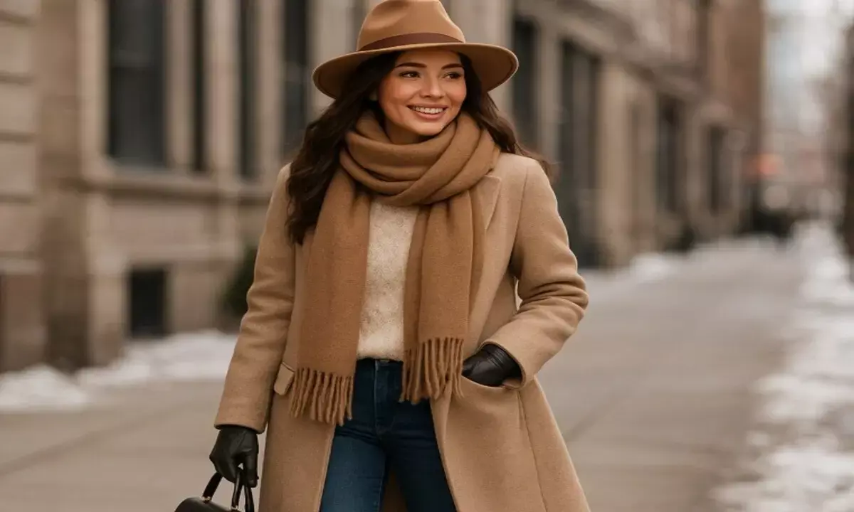 सर्दियों के लिए स्टाइलिश लुक
