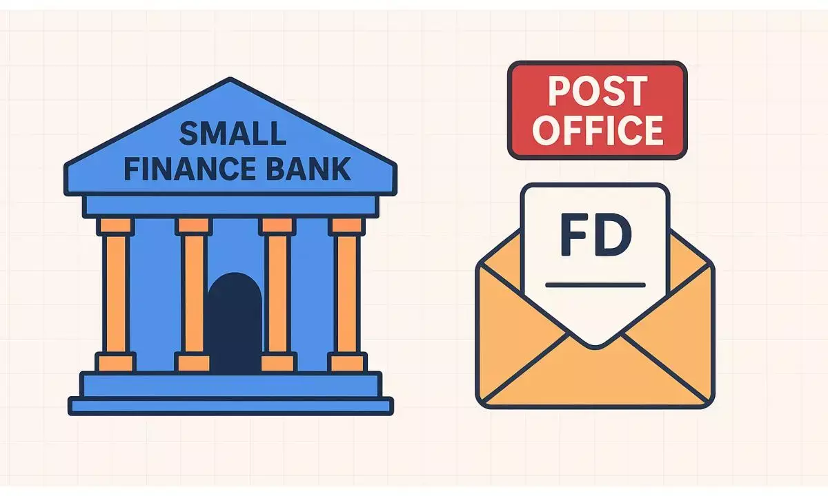 small finance bank vs post office