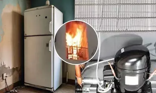 Ghaziabad fire broke out after a refrigerator compressor exploded