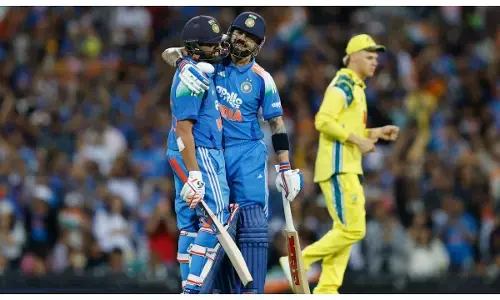 rohit sharma virat kohli india vs aus 3rd odi highlights