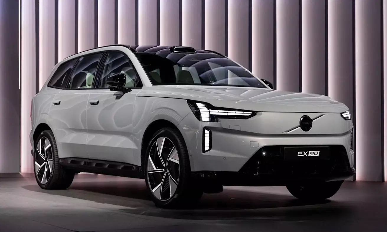 electric suv volvo ex60 unveiling soon reveal first-look