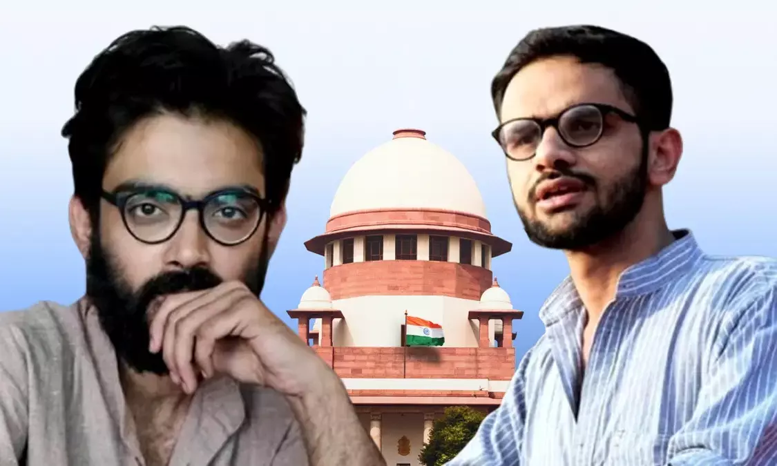 supreme court on on bail plea of umar khalid sharjeel imam etc