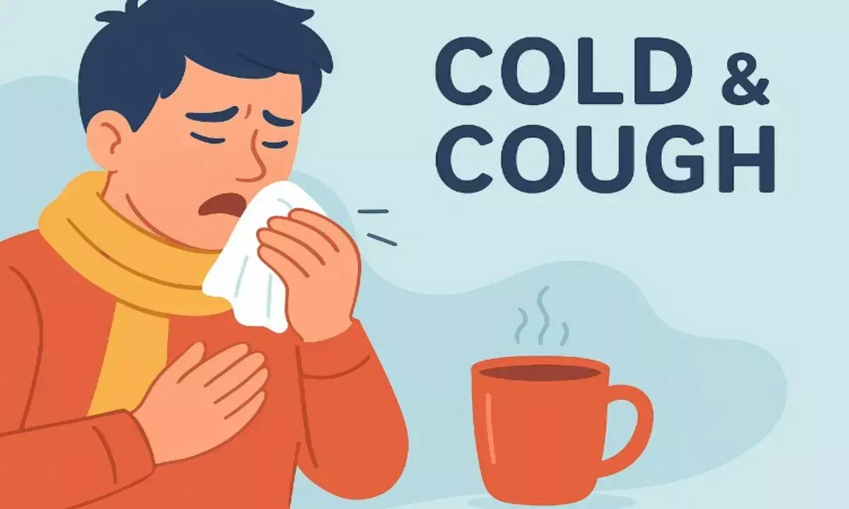 सर्दी-जुकाम से परेशान व्यक्ति