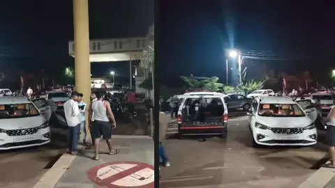 कार ने 5 गाड़ियों को मारी टक्कर