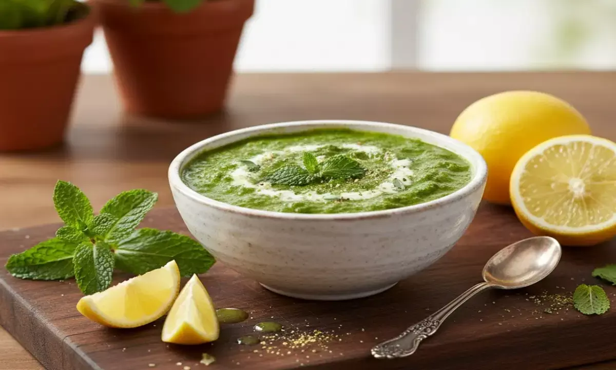 how to make green chutney recipe