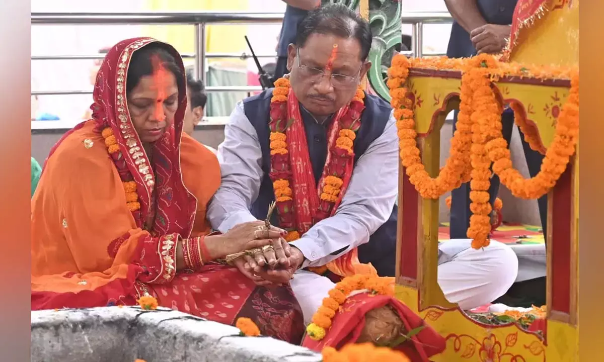 सीएम साय ने भगवान जगन्नाथ के किए दर्शन : कुनकुरी में तुलसी अर्चन कार्यक्रम में हुए शामिल, मांगी प्रदेश की खुशहाली