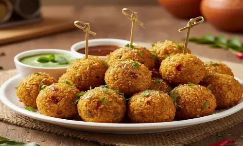 how to make masala rice balls