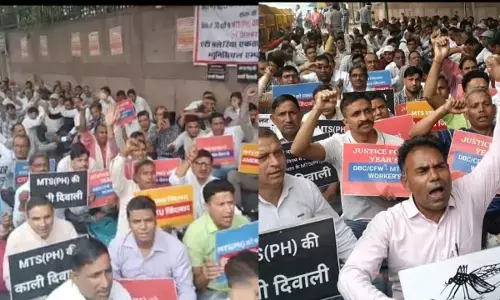 Delhi MCD Workers Protest