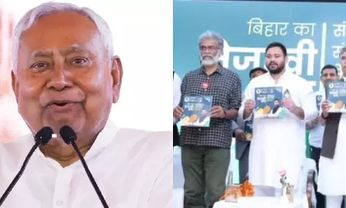 Bihar Election 2025 Nitish Kumar Tejashwi Yadav mahagathbandhan menifesto