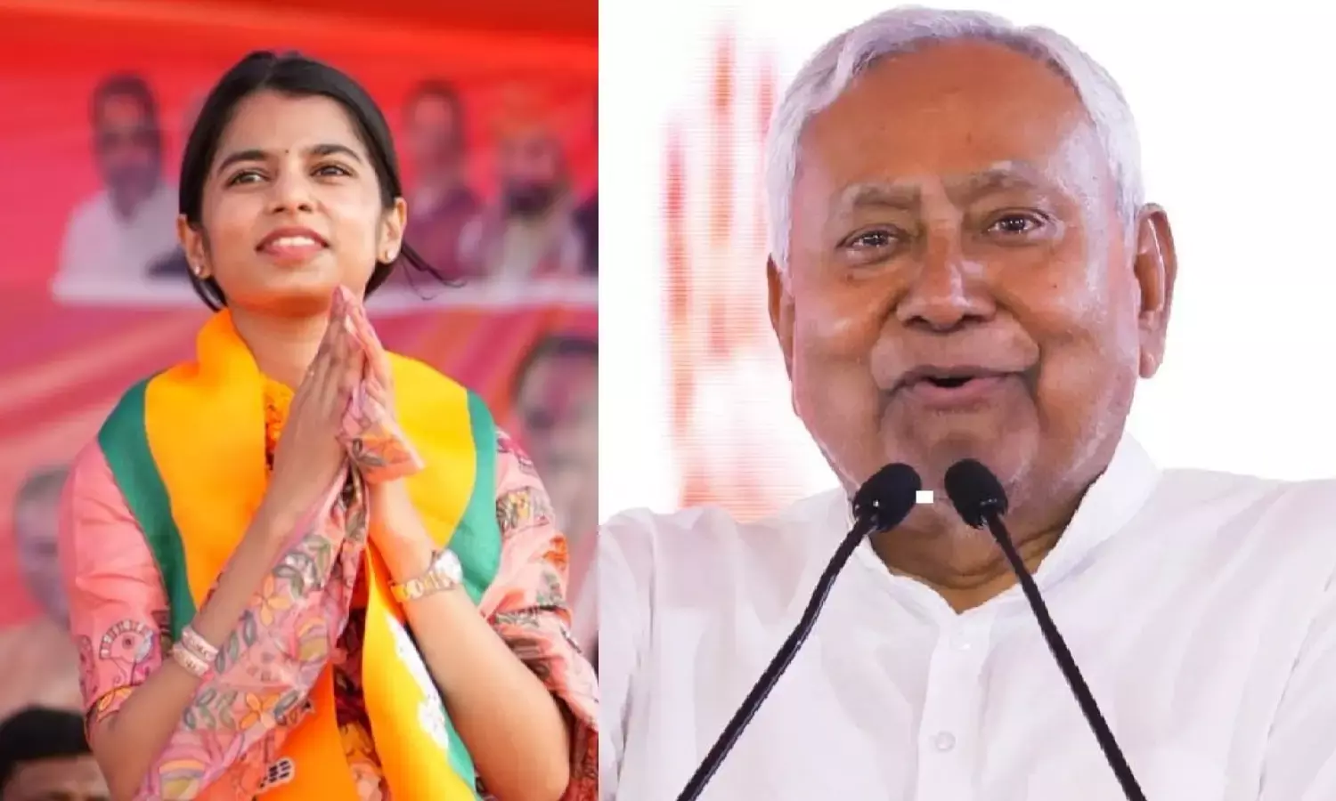 maithili thakur supports nitish kumar maithili thakur supports nitish kumar