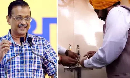 Arvind Kejriwal and Punjab CM Bhagwant mann
