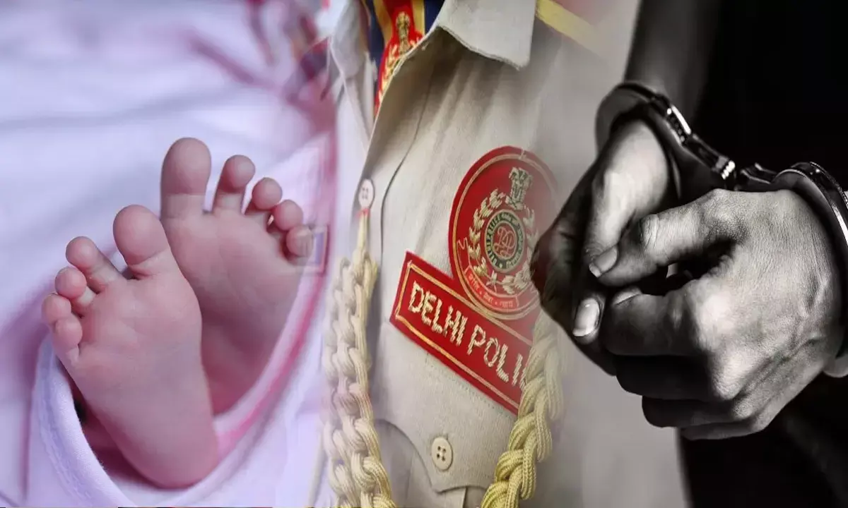Delhi Police rescued 27 day old newborn baby from kidnappers