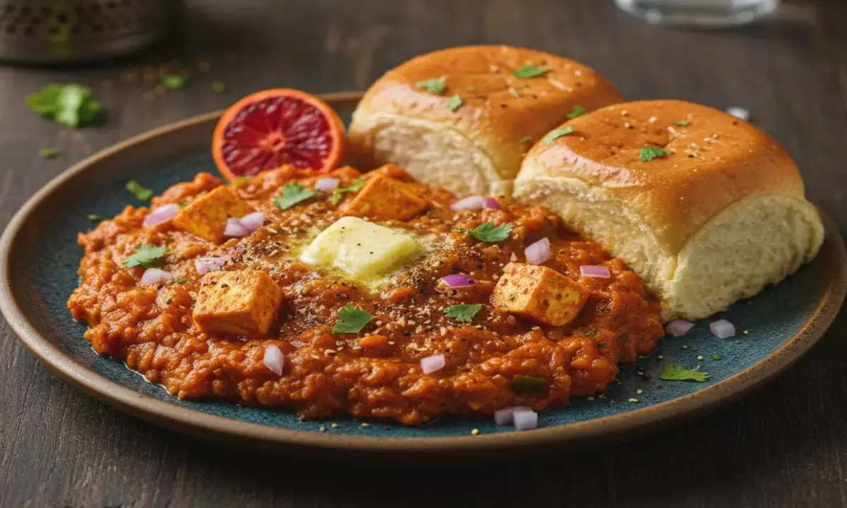 how to make paneer pav bhaji recipe at home