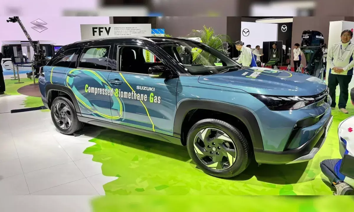 suzuki victoris cbg-biomethane-variant-reveale in-japan Auto show