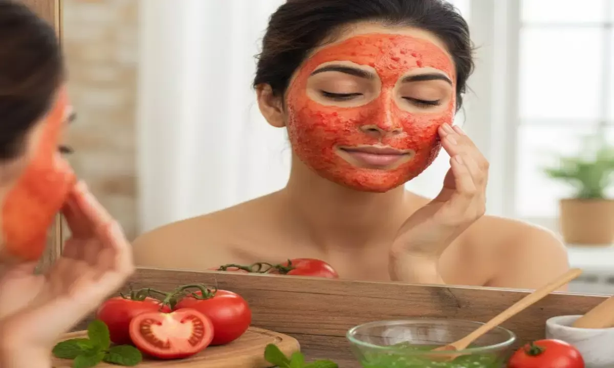skin care tips with tomato