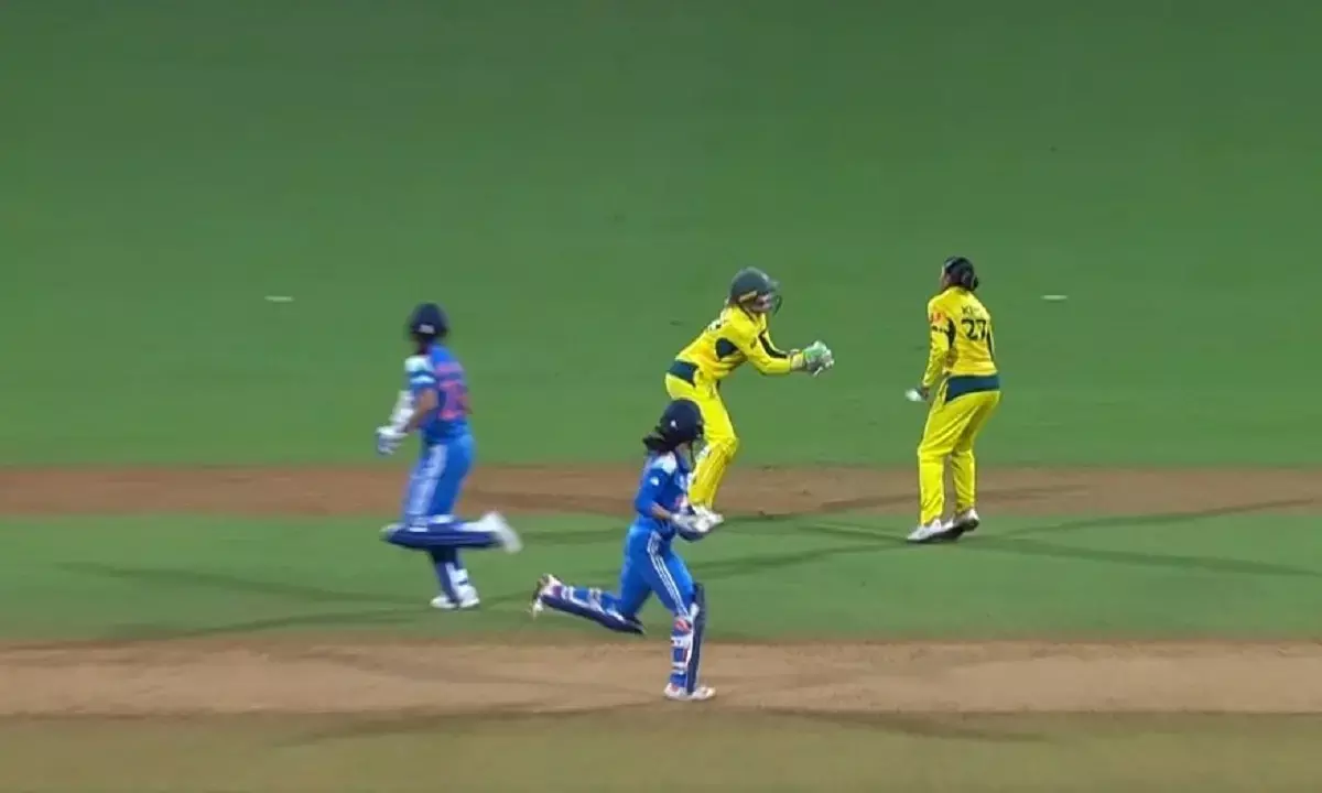 Alyssa Healy Drop Catch & Kranti Gaur Roar: The game turned around in the India-Australia semifinal.