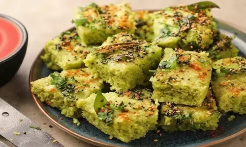 how to make matar dhokla