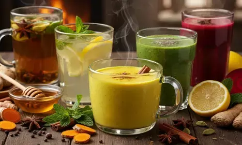 how to make winter health drinks