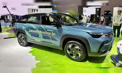 suzuki victoris cbg-biomethane-variant-reveale in-japan Auto show