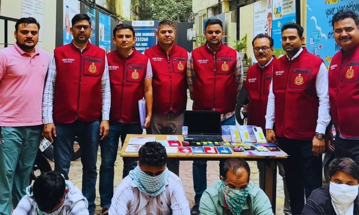 Delhi Police busts pan india cyber fraud network