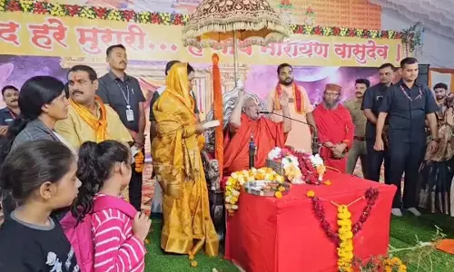 पेंड्रा में जगतगुरु रामभद्राचार्य की कथा